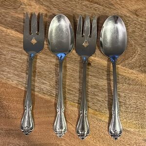 Arbor Rose Flatwear serving pieces (4)